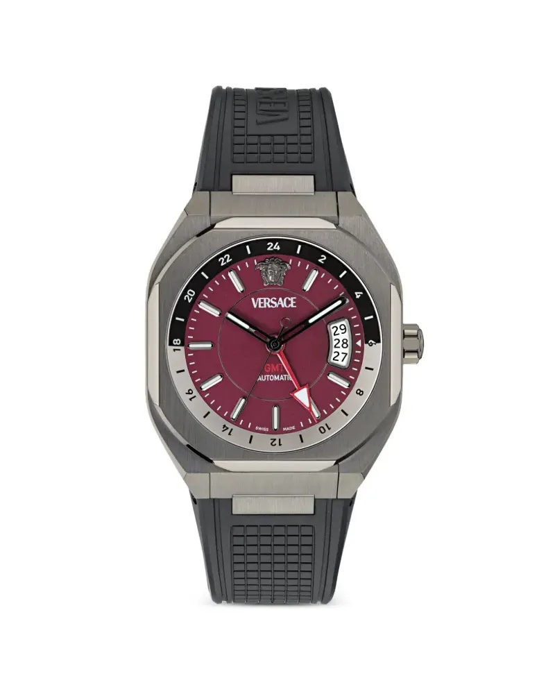 Versace Steel GMT Octagonal 48mm - Rot Rot