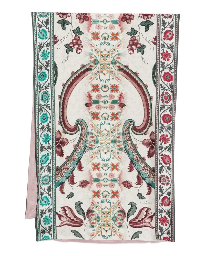 Pierre-Louis Mascia Schal mit Paisleymuster - Grau Grau