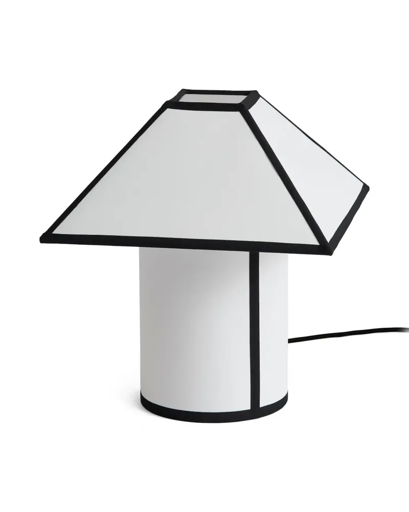 Hay Ava Tischlampe mit Pyramidenbesatz - Weiß Weiß