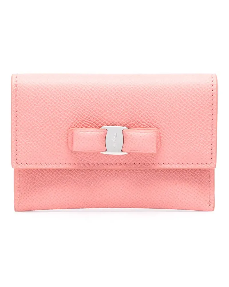 Ferragamo Portemonnaie mit Vara-Schleife - Rosa Rosa