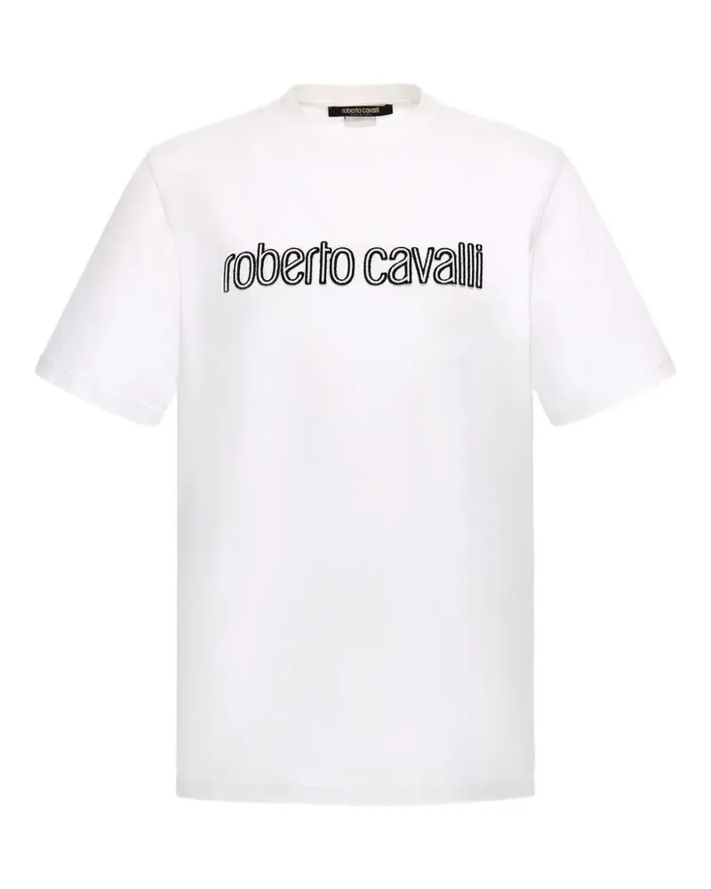 Roberto Cavalli T-Shirt mit Logo - Weiß Weiß