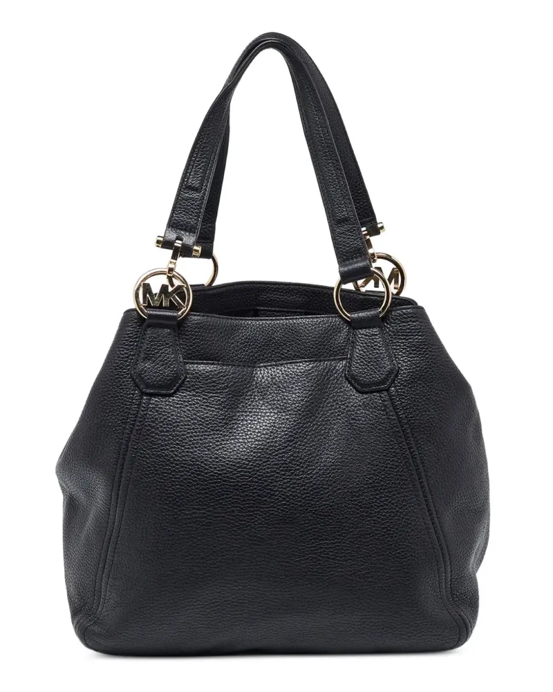Michael Kors Shopper aus gekörntem Leder - Schwarz Schwarz