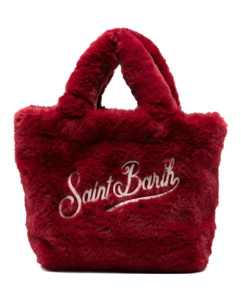 MC2 Saint Barth Vanity Shopper aus Faux Fur - Rot Rot