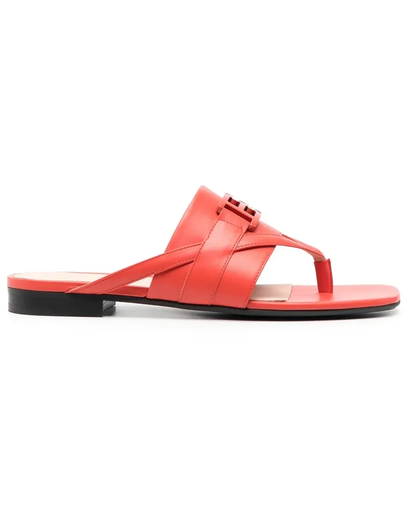 Bally Mules mit Logo - Orange Orange