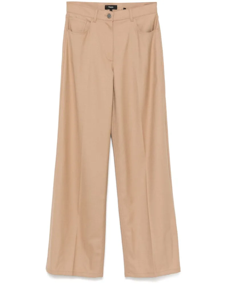 Theory Hose mit geradem Bein - Nude Nude