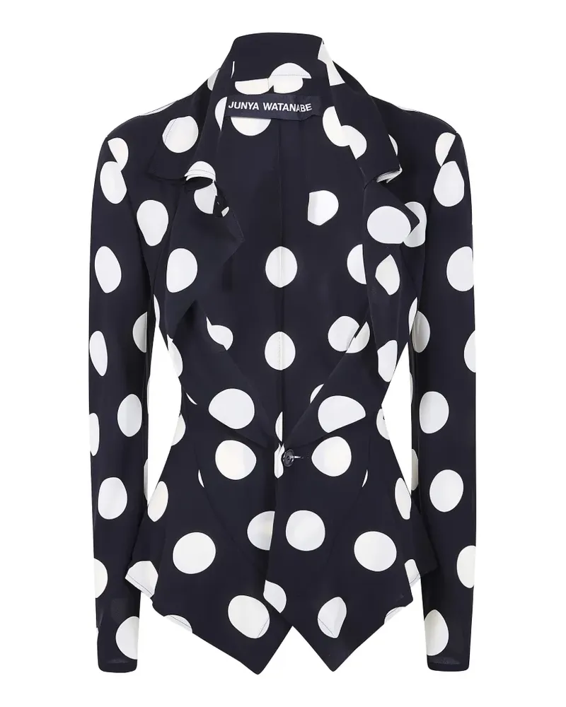 Junya Watanabe polka-dot blazer - Schwarz Schwarz
