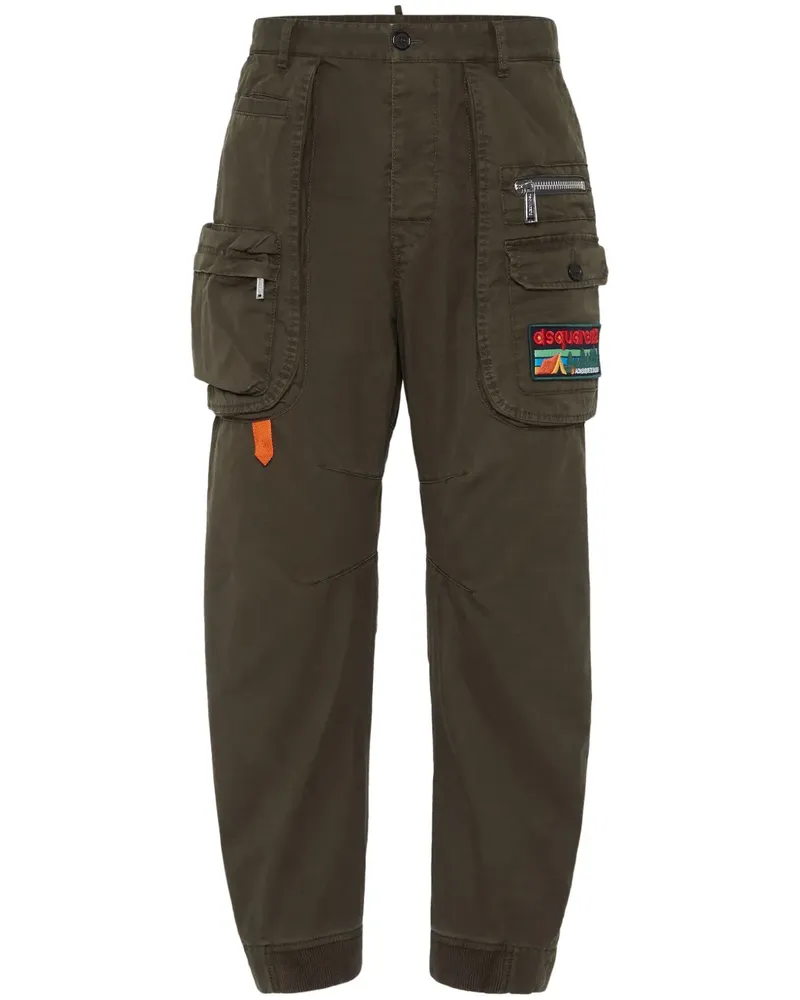 Dsquared2 Klassische Cargohose - Grün Grün