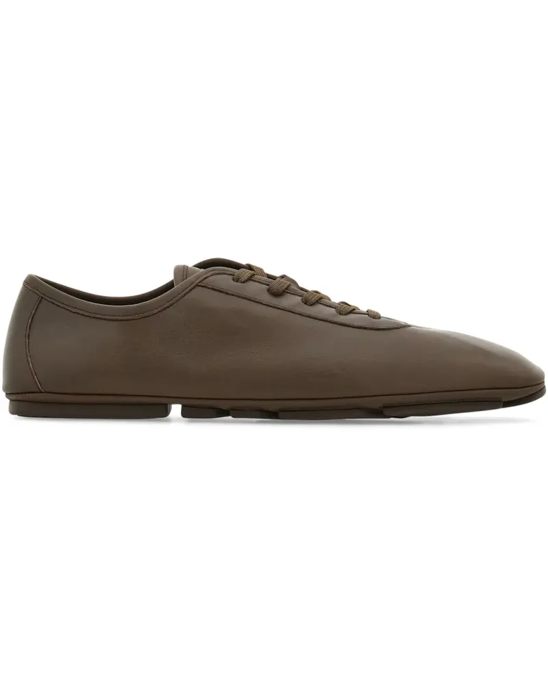 Ferragamo Loafer mit Schnürdetail - Braun Braun