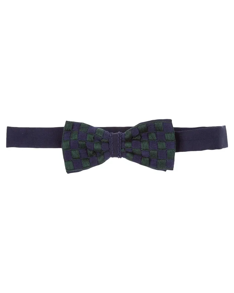 Jupe by Jackie Checked silk tie - Blau Blau