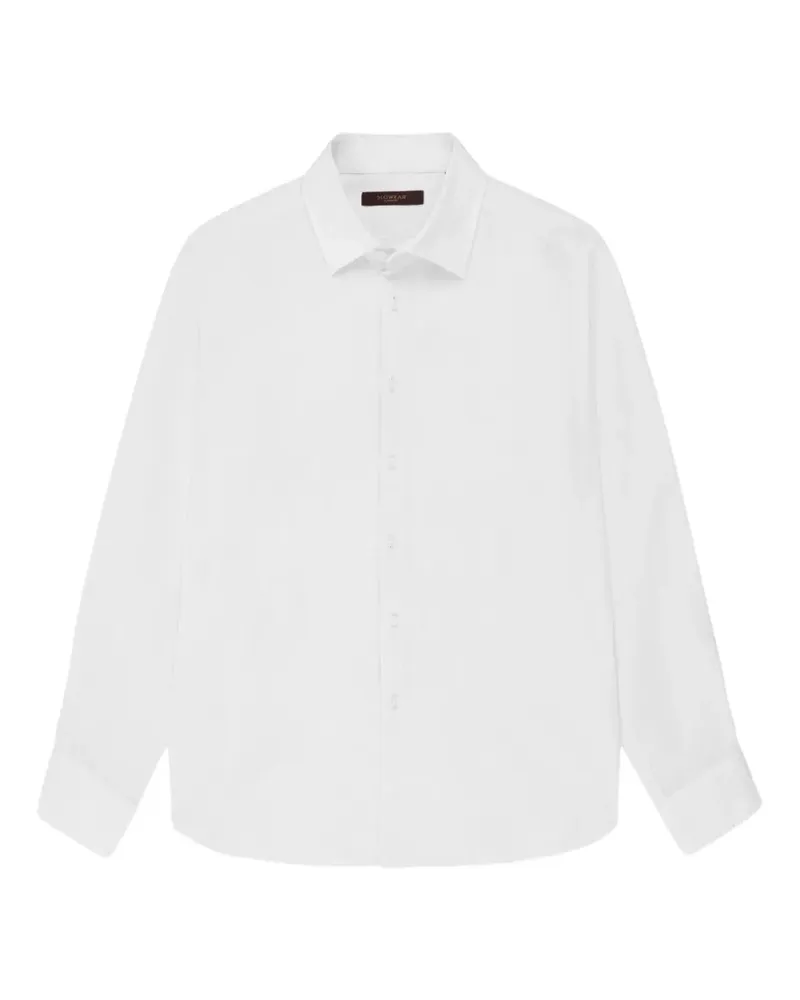 Slowear Geknöpftes Leinenhemd - Weiß Weiß