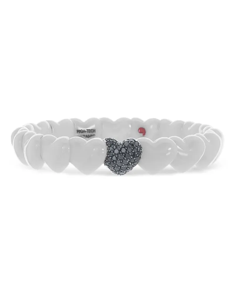 Roberto Demeglio 18K white gold Heart diamond bracelet - Grau Grau