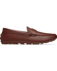 Bally Loafer mit Logo-Schild Braun