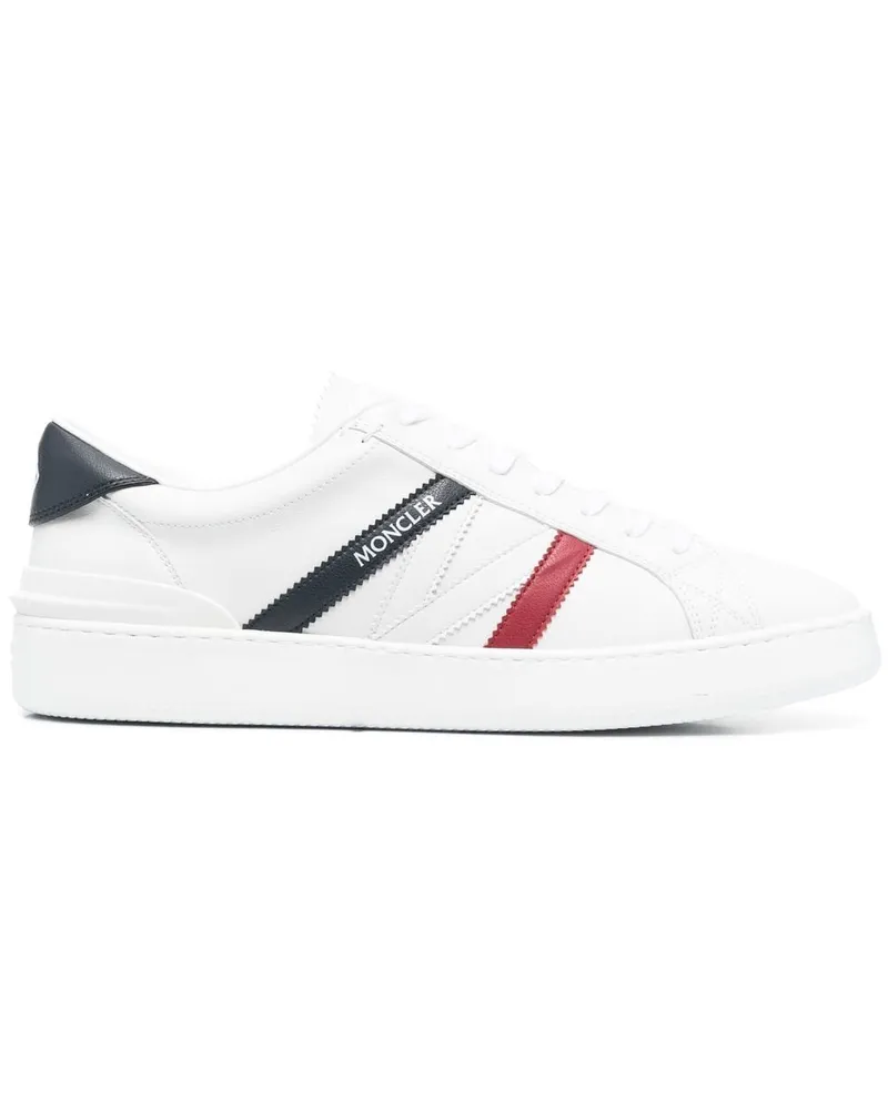 Moncler Sneakers aus Faux-Leder - Weiß Weiß