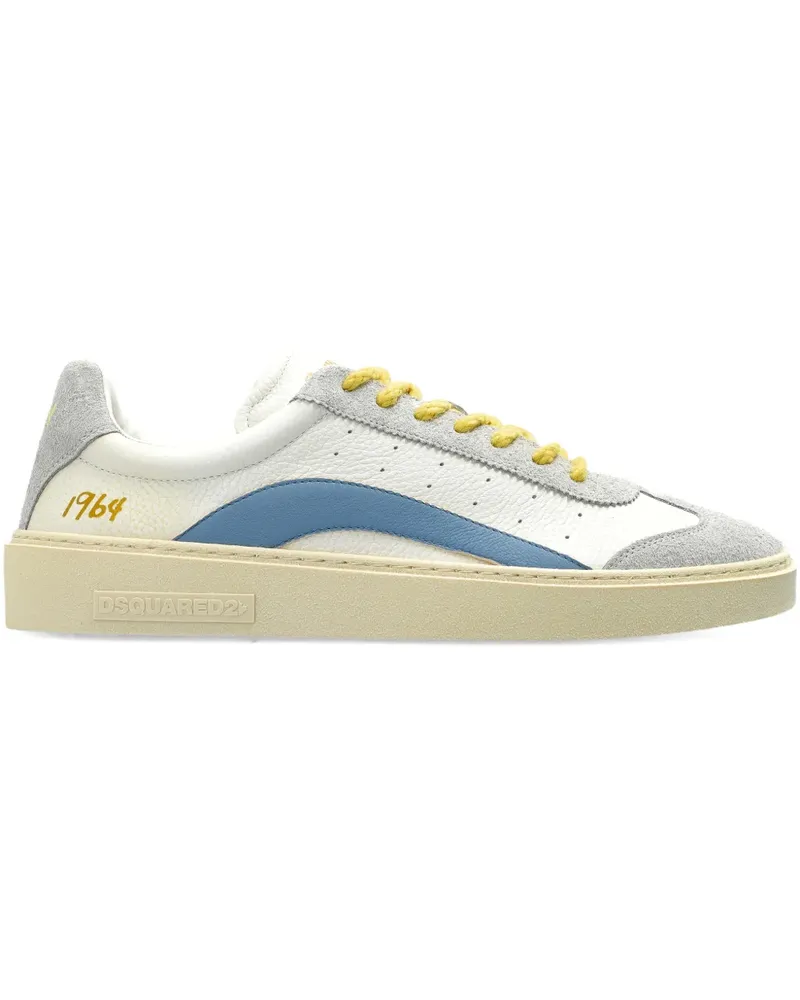 Dsquared2 Sneakers mit Kontrasteinsätzen - Weiß Weiß