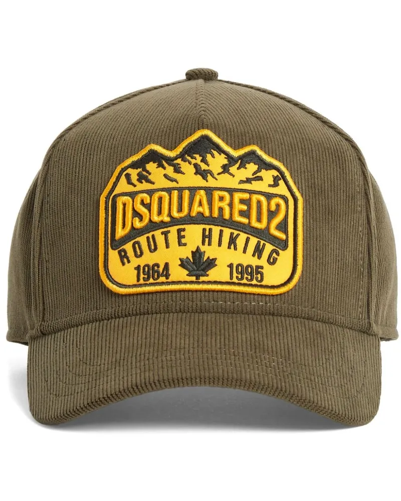 Dsquared2 Baseballkappe mit Logo-Applikation - Grün Grün
