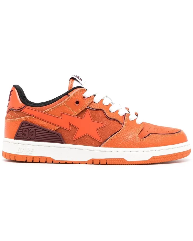 BAPE SK8 Sta Sneakers - Orange Orange