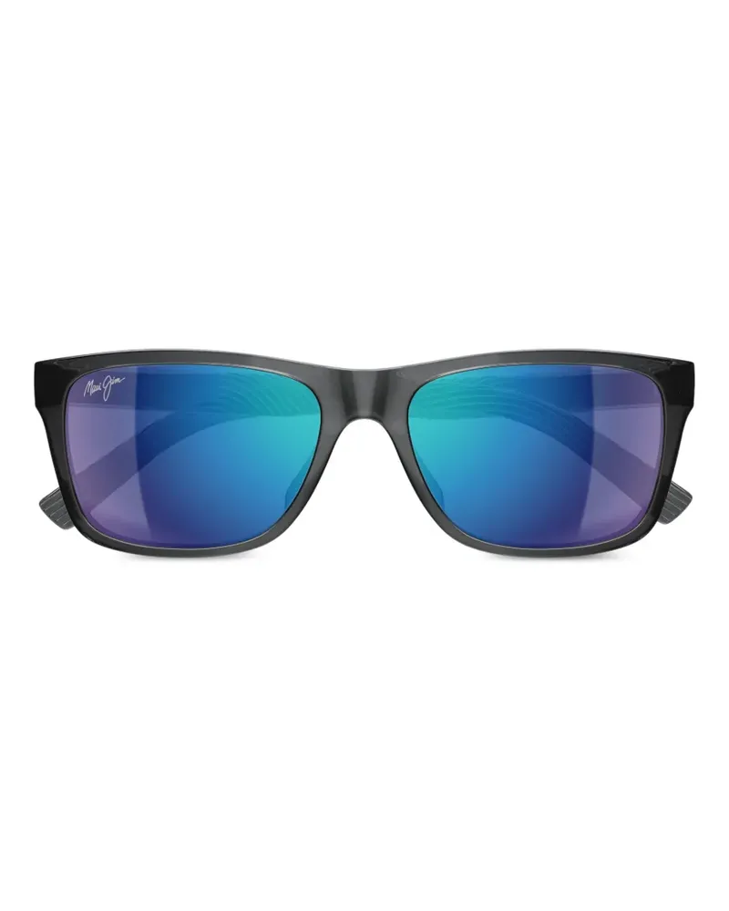 Maui Jim Kōwelo Sonnenbrille mit eckigem Gestell - Grau Grau