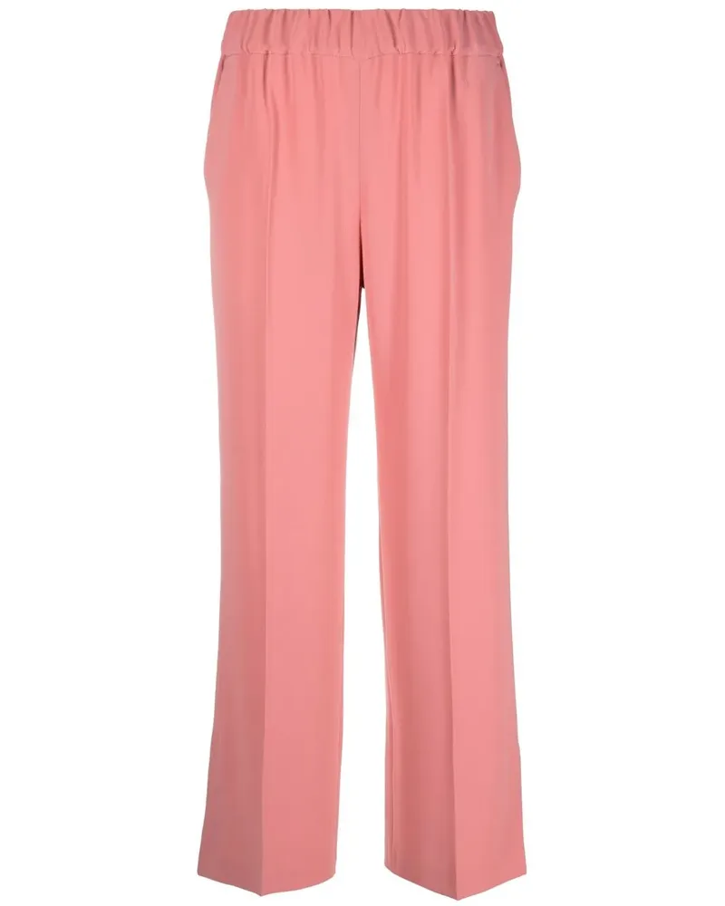 Alberto Biani Cropped-Hose mit weitem Bein - Rosa Rosa