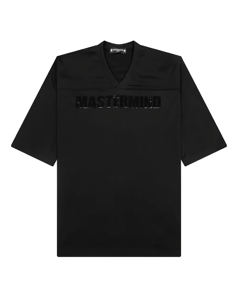 Mastermind World T-Shirt mit Pailletten - Schwarz Schwarz