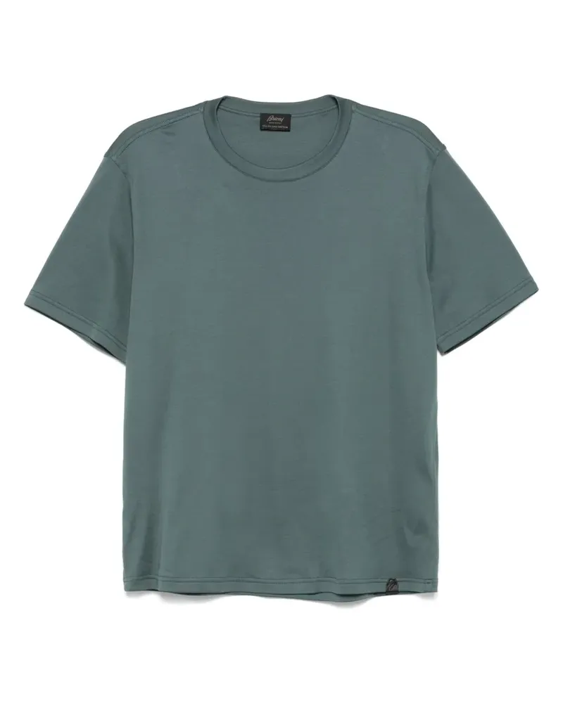Brioni Klassisches T-Shirt - Grau Grau