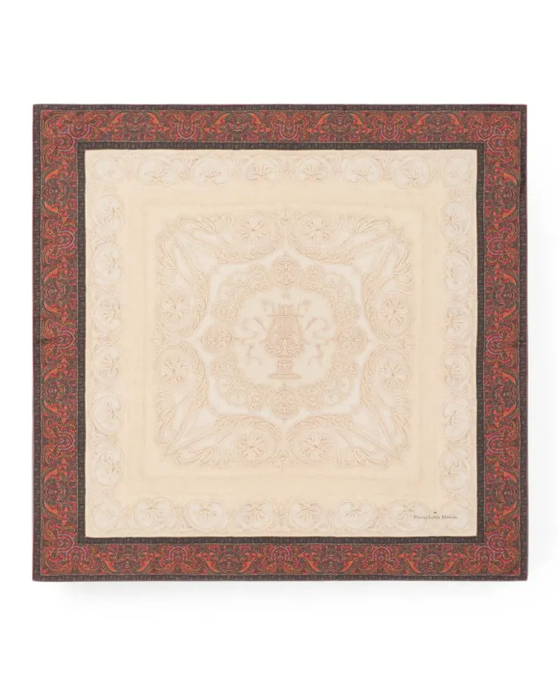 Pierre-Louis Mascia Aloeuw Bandana-Schal aus Seide - Nude Nude