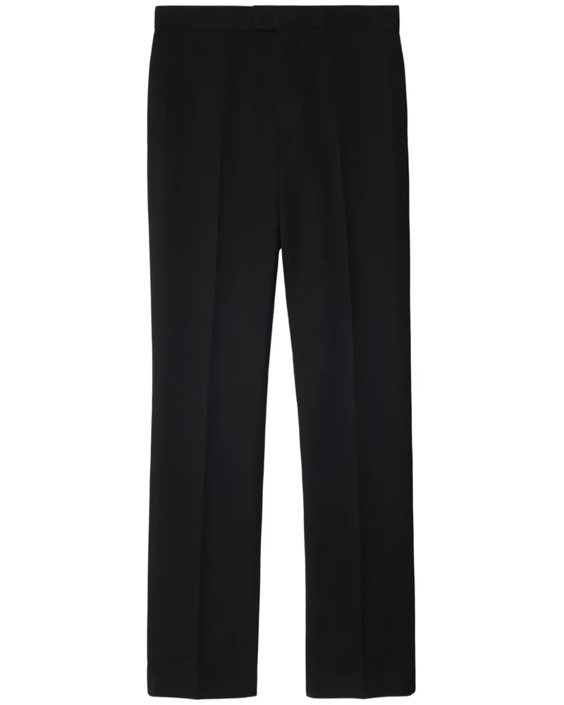 Burberry Smoking-Hose aus Wolle - Schwarz Schwarz
