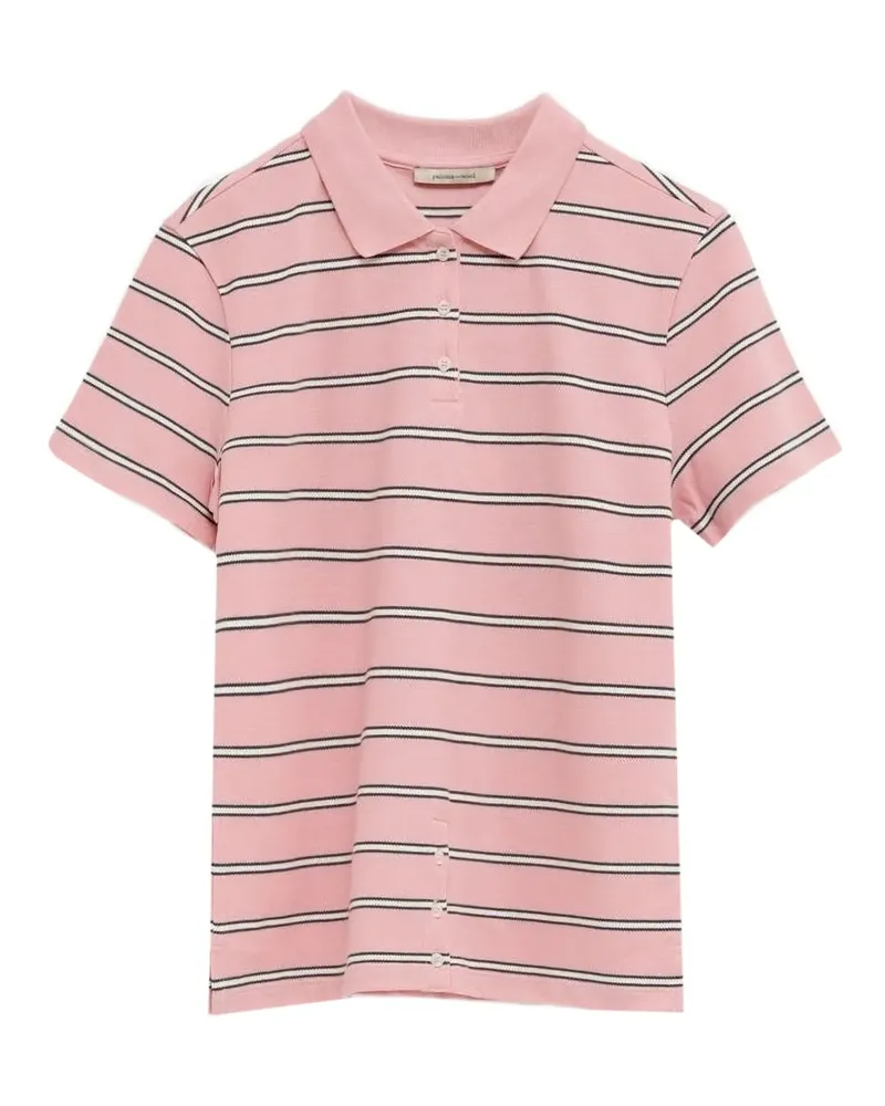 Paloma Wool Gestreiftes Poloshirt - Rosa Rosa