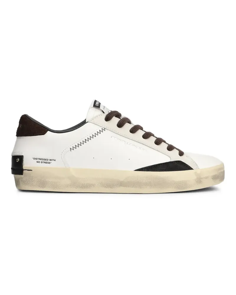 Crime Sneakers im Used-Look - Weiß Weiß