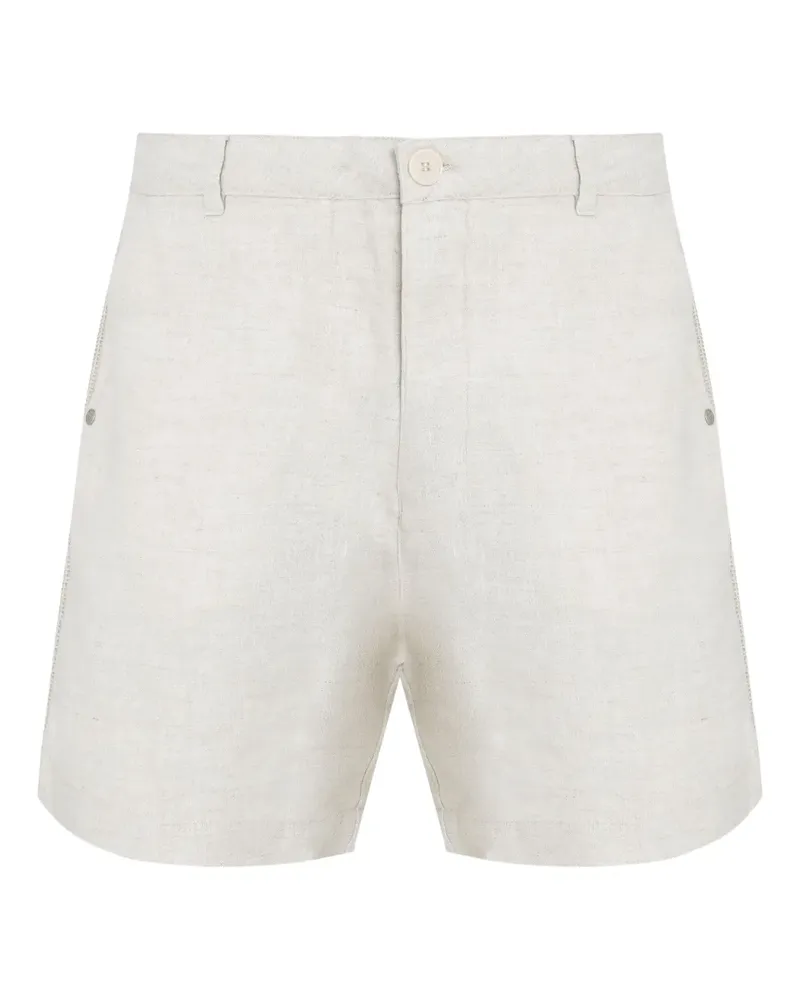 Osklen Klassische Leinenshorts - Nude Nude