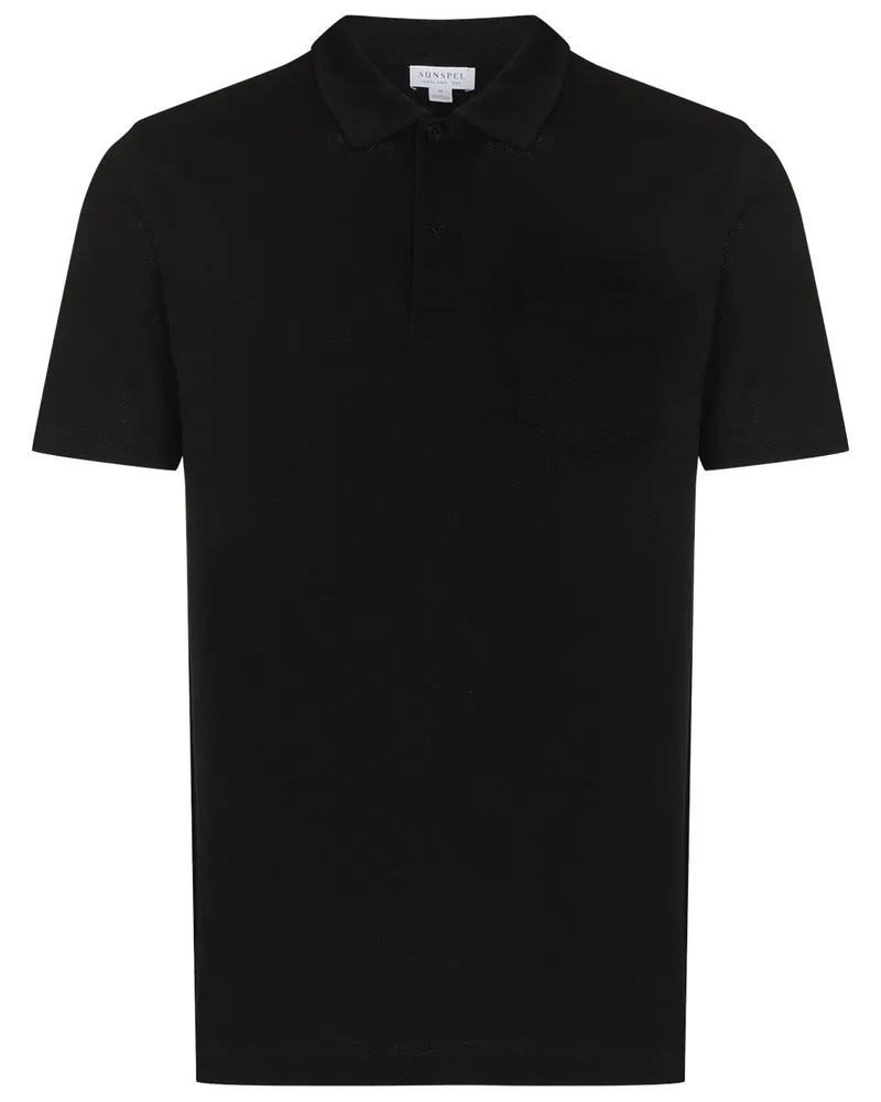 Sunspel Riviera' Poloshirt - Schwarz Schwarz