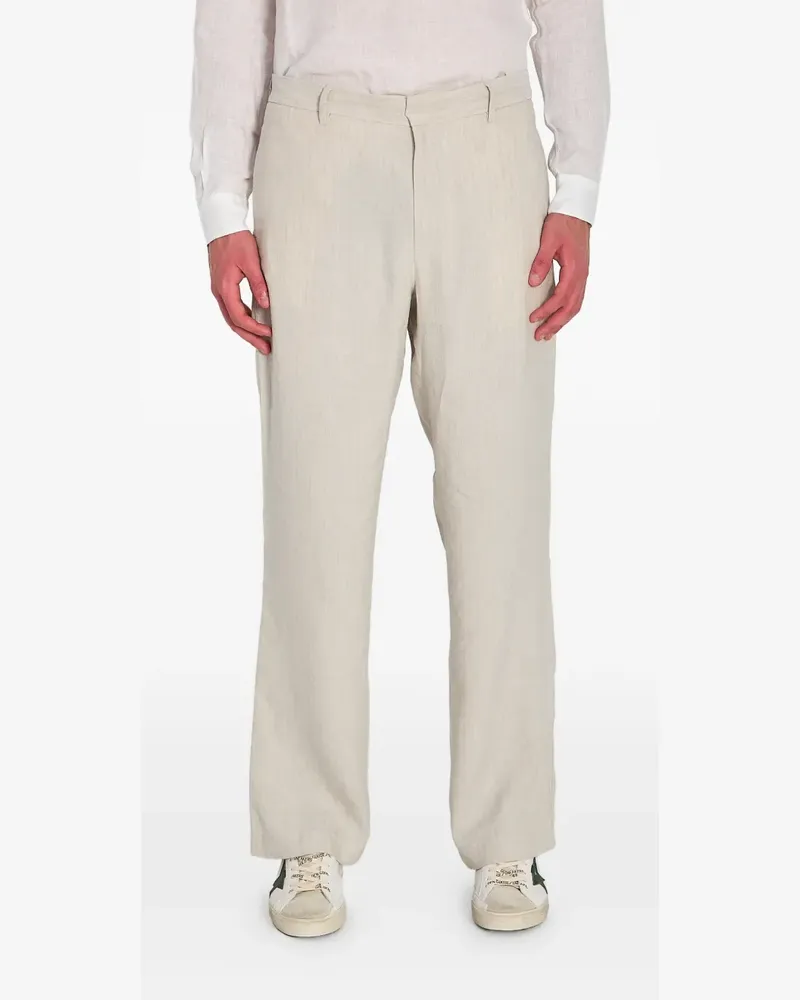 BARENA Gestreifte Hose - Nude Nude