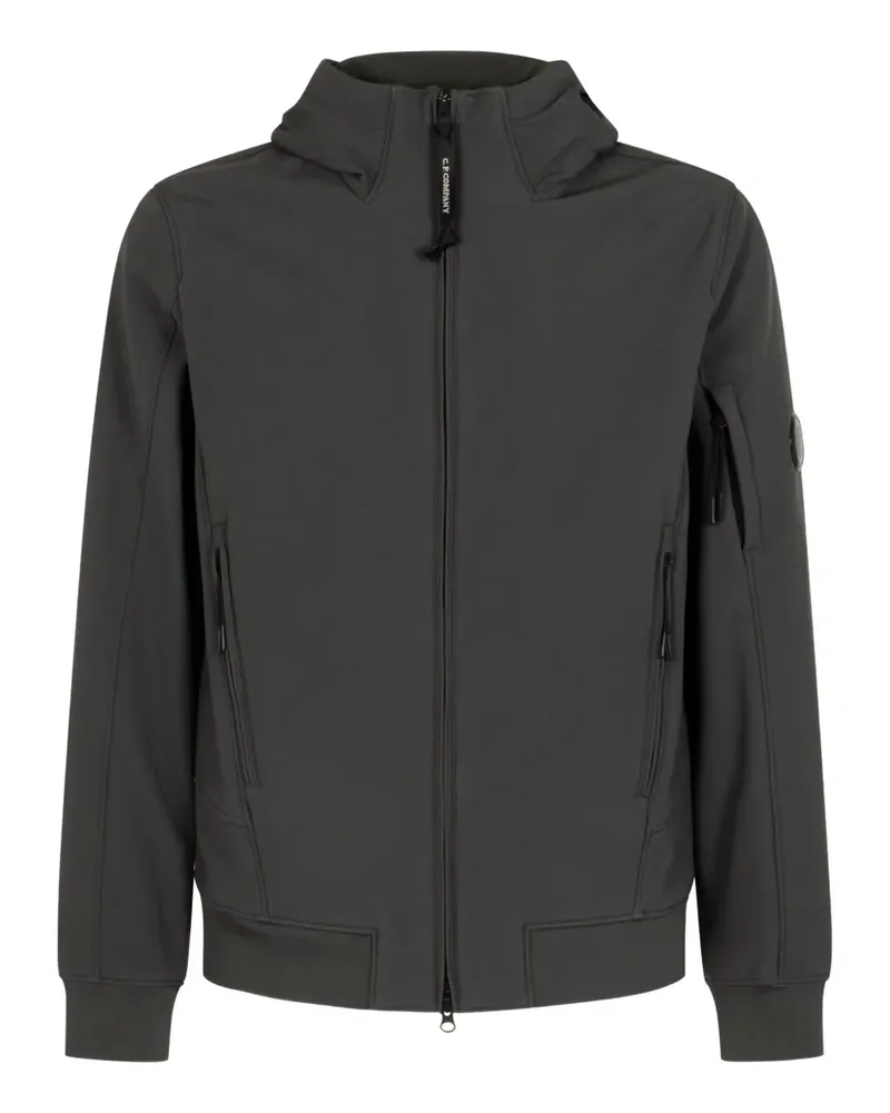 C.P. Company Kapuzenjacke mit Linsen-Detail - Schwarz Schwarz