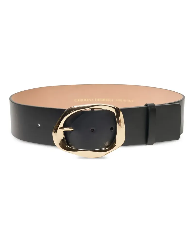 Carolina Herrera New York Gürtel aus Leder - Schwarz Schwarz