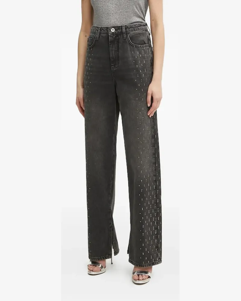 Patrizia Pepe Jeans mit Nieten - Grau Grau