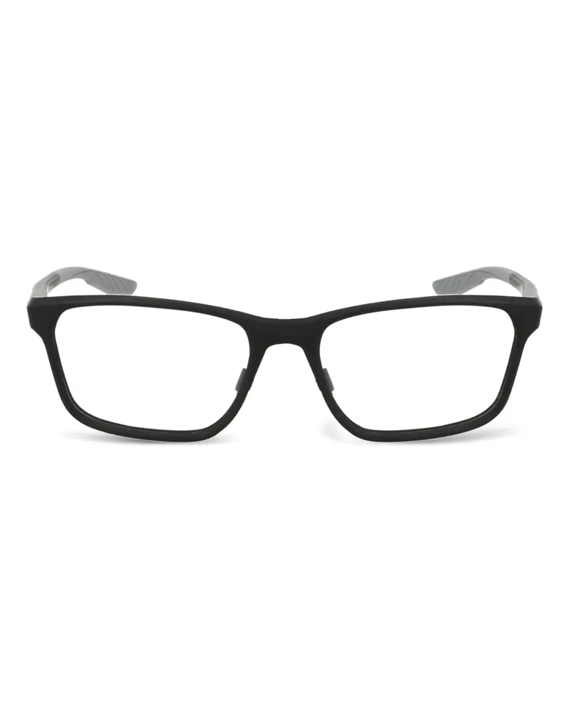 Nike 7405 Brille mit eckigem Gestell - Schwarz Schwarz