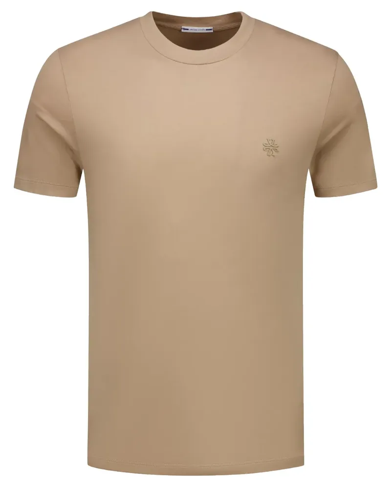 Jacob Cohën T-Shirt mit rundem Ausschnitt - Nude Nude