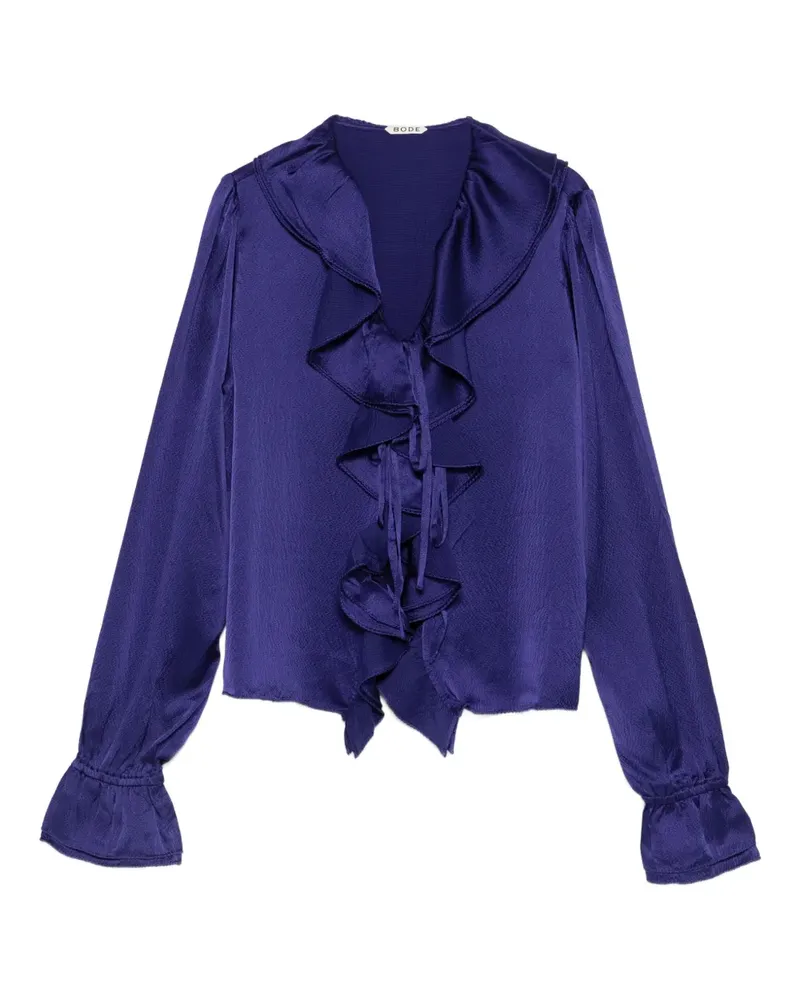 BODE ruffled blouse - Violett Violett