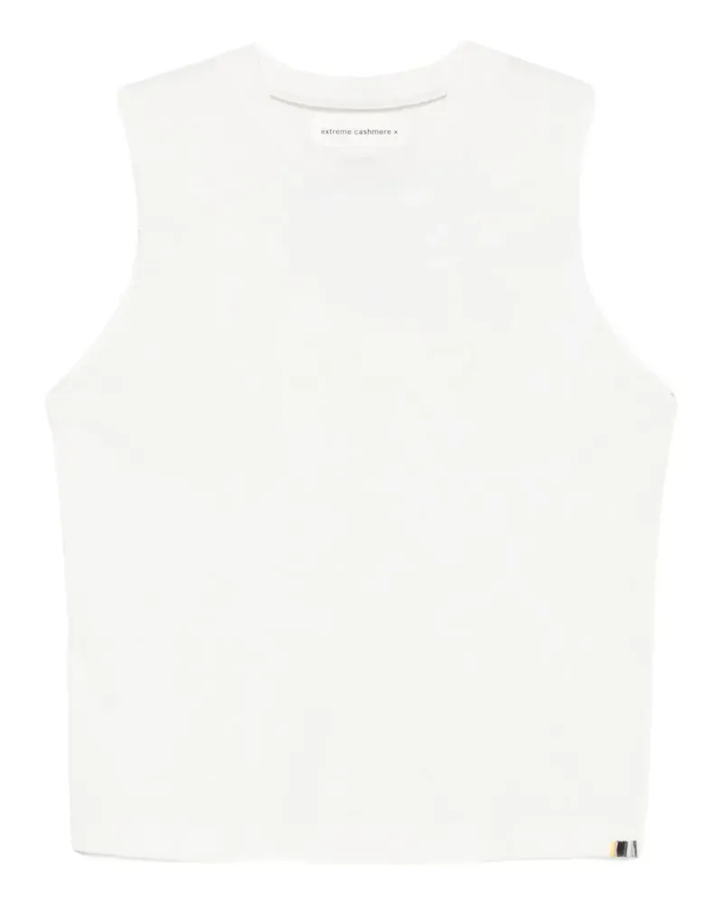 extreme cashmere Pullunder aus Kaschmir - Weiß Weiß