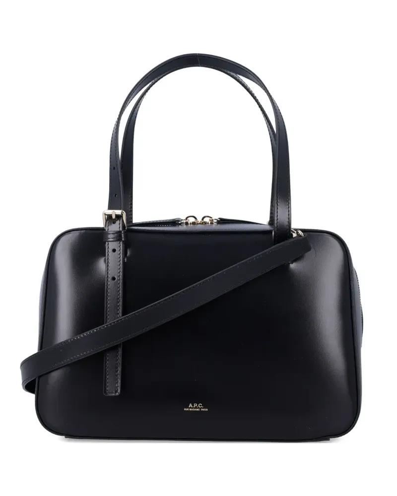 A.P.C. Virginie Box Tote Bag - Schwarz Schwarz