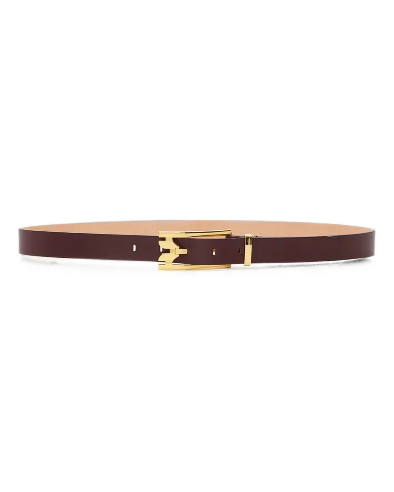 Victoria Beckham Dorian buckle belt - Rot Rot