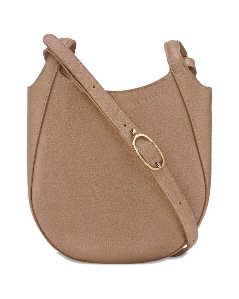 Longchamp Kleine Le Foulonné Umhängetasche - Nude Nude