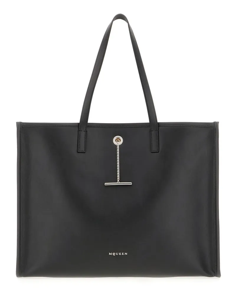 Alexander McQueen Pendant Tote Bag - Schwarz Schwarz