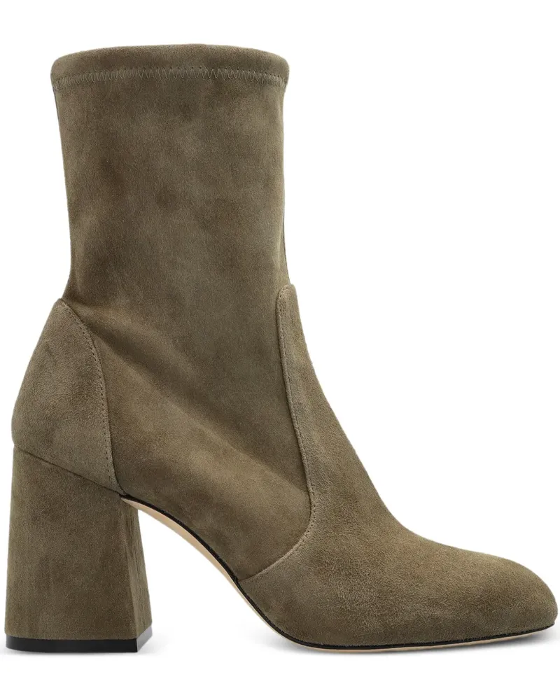 Stuart Weitzman Flareblock Stiefel 85mm - Braun Braun