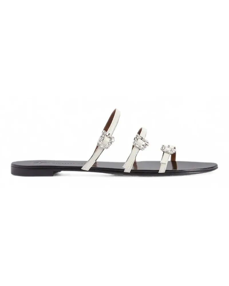 Giuseppe Zanotti Himari flat sandals - Weiß Weiß