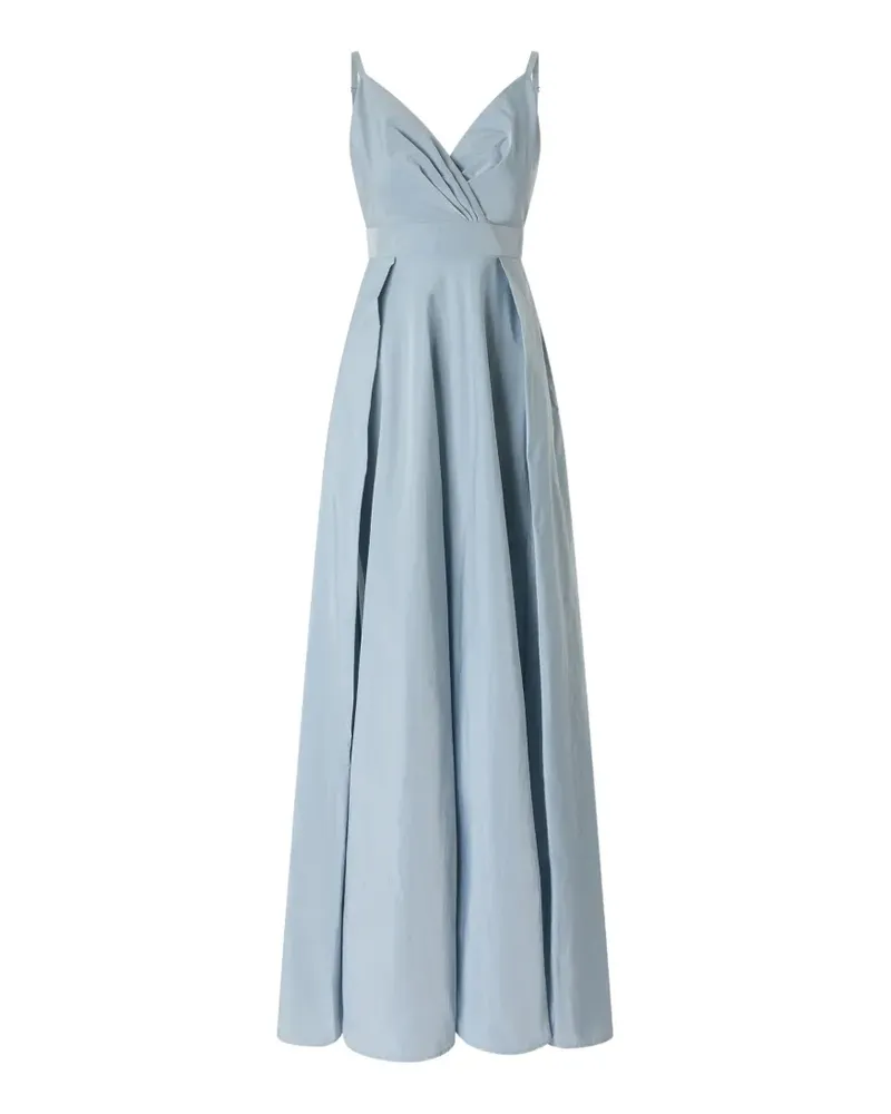 Pinko wrap-style side-slit maxi dress - Blau Blau