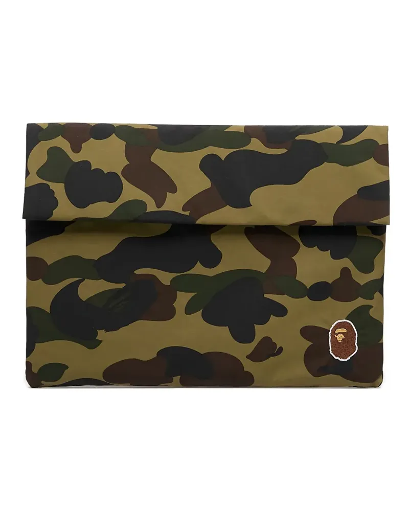 BAPE Camo Appliqué Pc Case - Grün Grün
