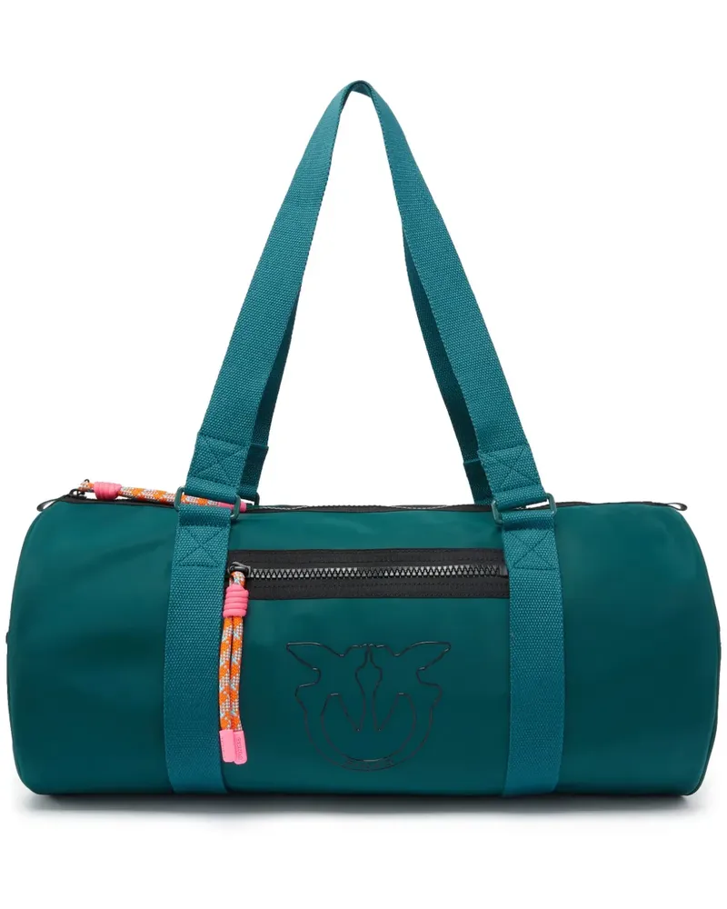 Pinko Reisetasche mit Logo-Patch - Blau Blau