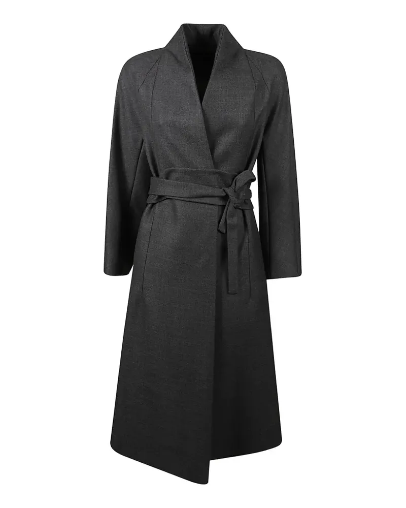 Max Mara belted coat - Grau Grau