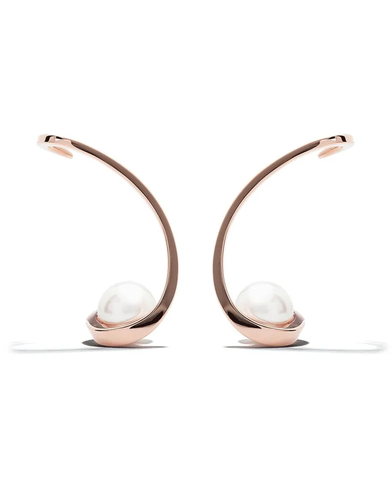 TASAKI 18kt Aurora Gelbgoldohrringe mit Akoya-Perle - Metallic Metallic