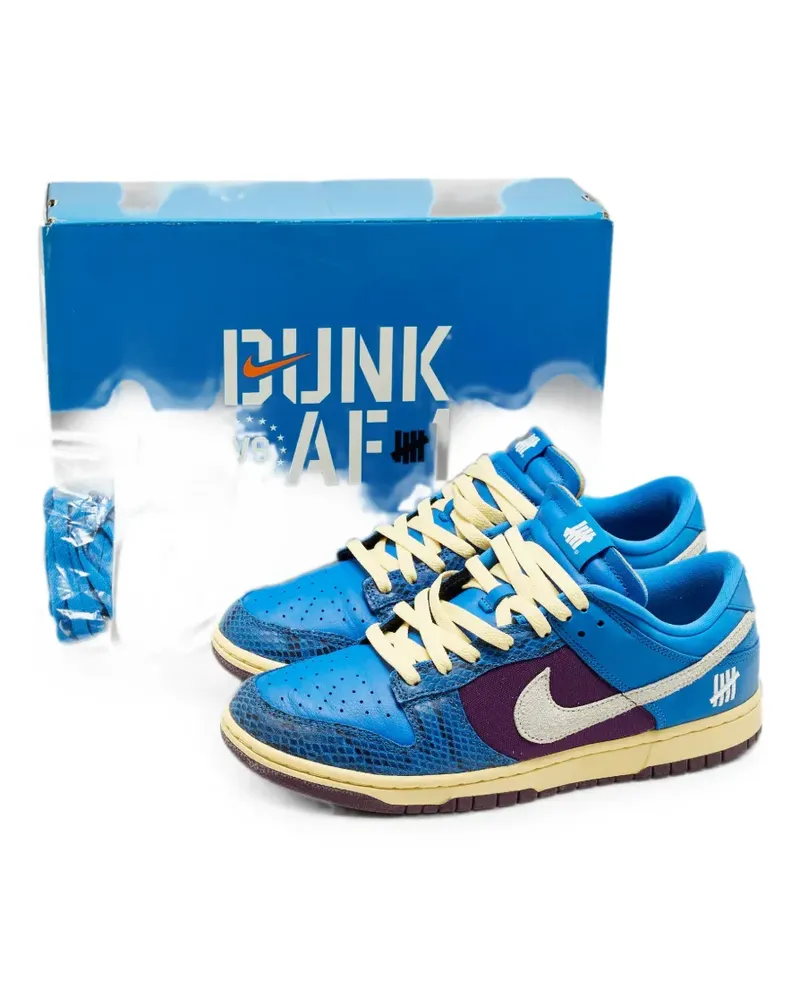 Nike Dunk Undefeated 5 On It vs. AF1 sneakers - Blau Blau